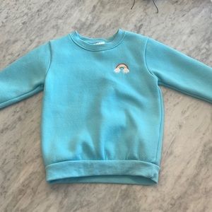 Stitchy fish blue sweatshirt